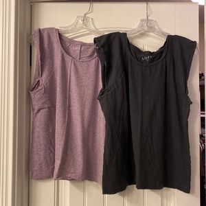 New without tags Set of Loft flutter tees